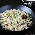 peas pulao also known as matar pulao