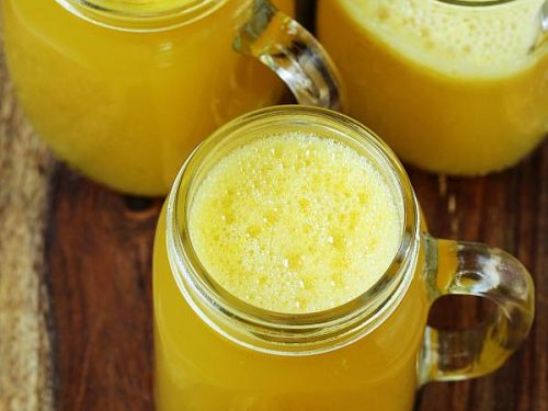 Pineapple Milkshake Recipe   Swasthi s Recipes - 86