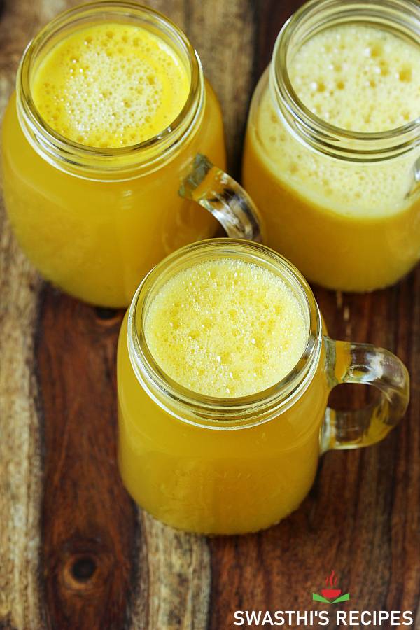 Pineapple juice recipe, How to make pineapple juice Swasthi's Recipes