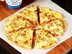 pizza paratha roti pizza