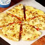 pizza paratha roti pizza