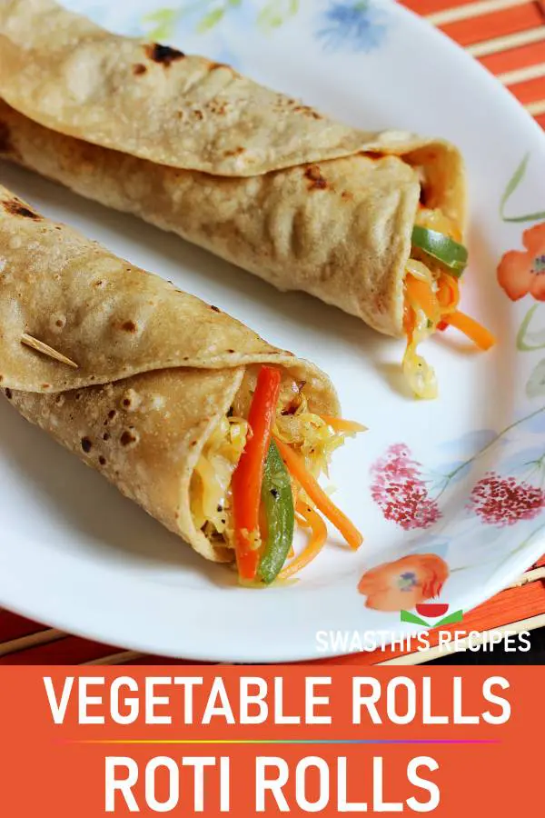 Veg roll recipe (roti rolls)