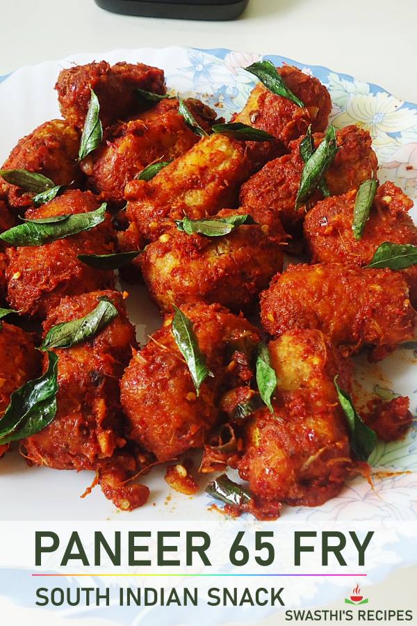 Paneer 65 fry recipe