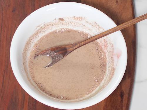 ragi mixture in a bowl