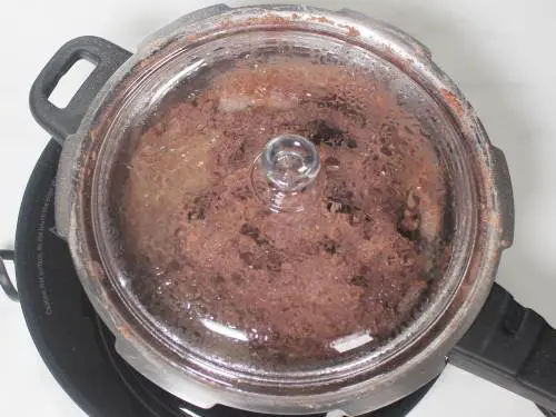 steam covered on a low heat
