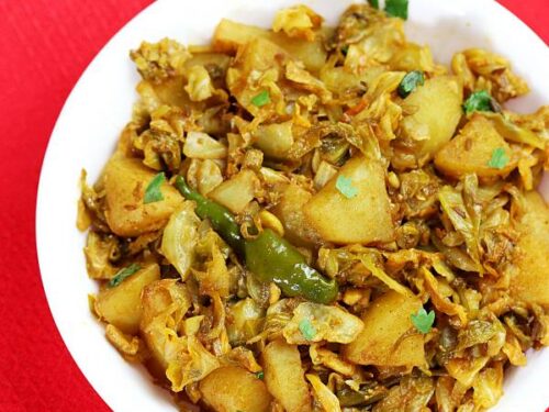 Steamed cabbage recipe   How to steam cabbage   Swasthi s Recipes - 63