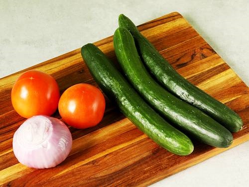 Kachumber Salad Recipe By Swasthi s Recipes - 87