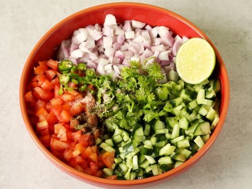 Kachumber Salad Recipe By Swasthi s Recipes - 11