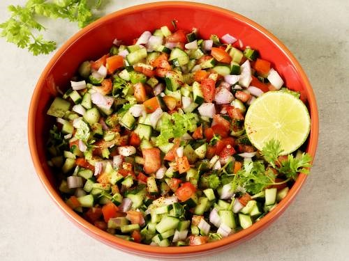 Kachumber Salad Recipe By Swasthi s Recipes - 50