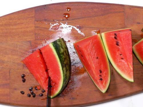 deseed watermelon easily