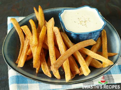 French Fries Recipe   Crispy Finger Chips   Swasthi s Recipes - 97