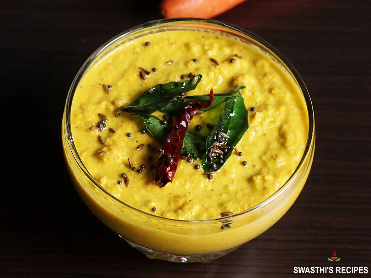 carrot chutney pachadi