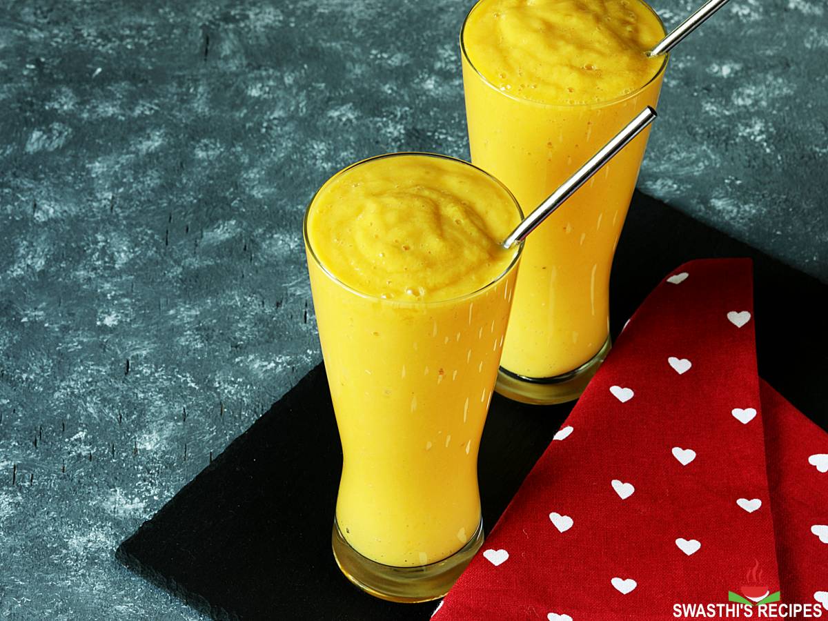 Mango Smoothie Recipe - Swasthi's Recipes