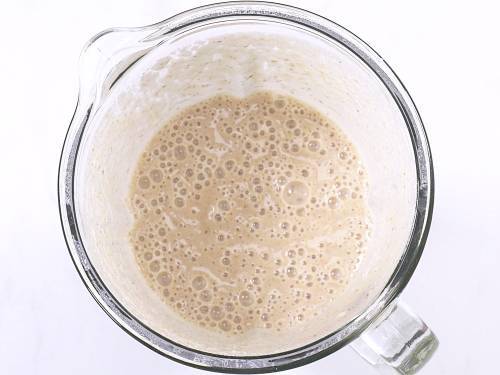 blend banana shake in a blender