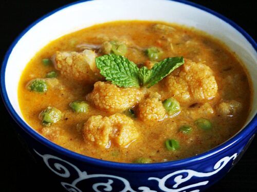 Cauliflower Curry Recipe  Indian Style    Swasthi s Recipes - 47