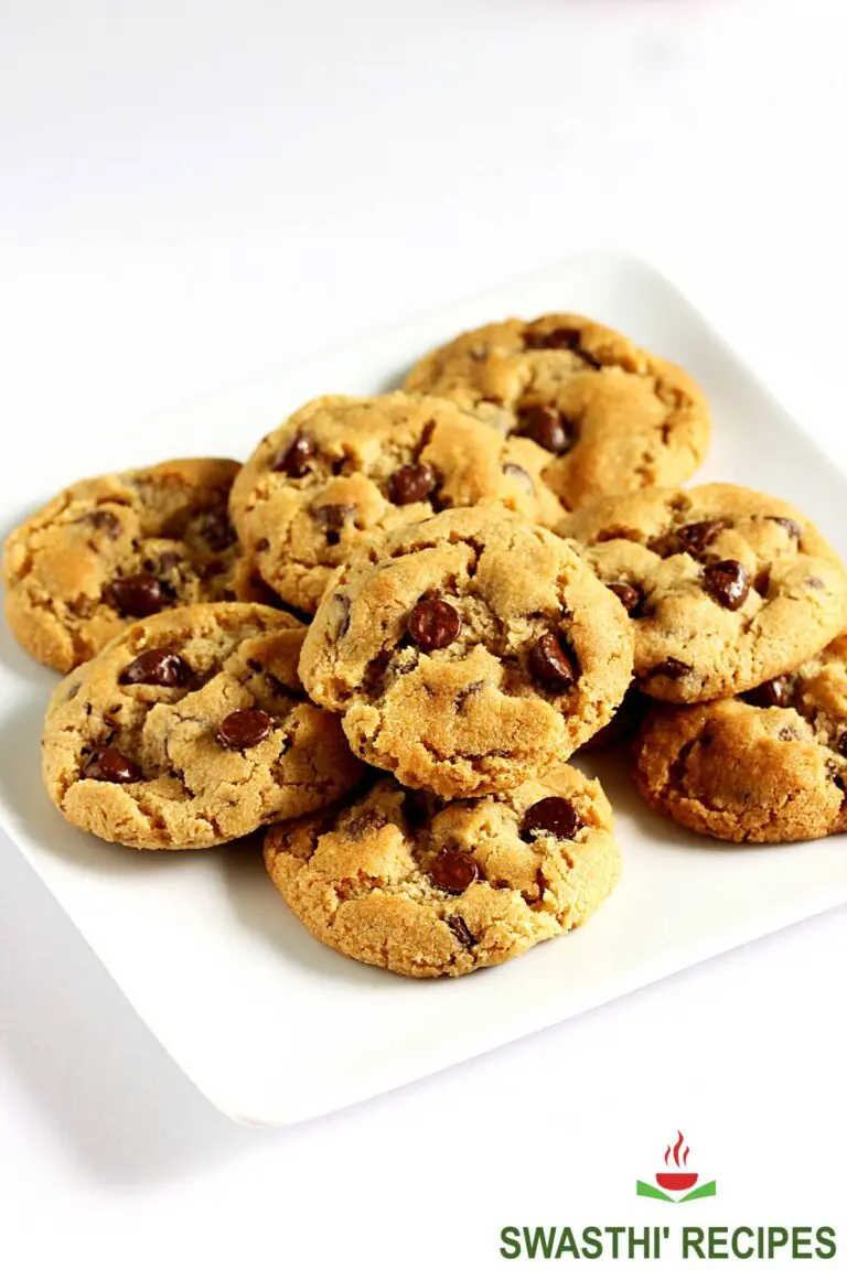 Eggless chocolate chip cookies