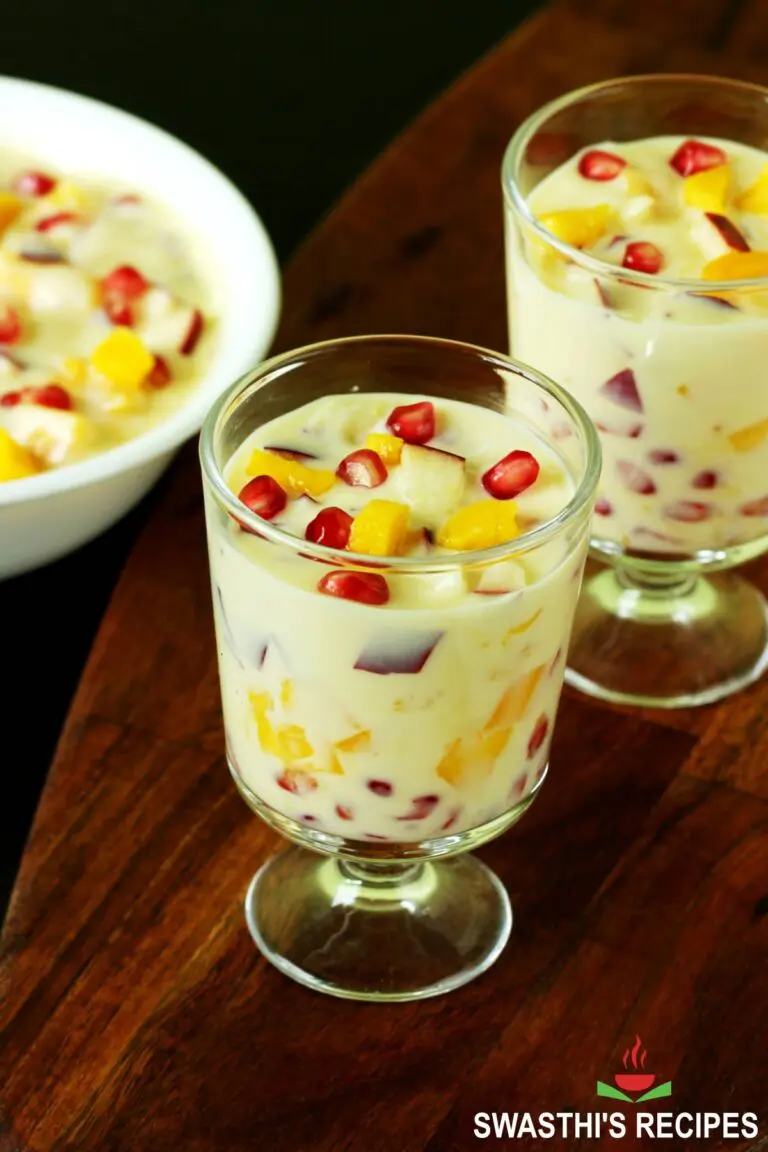 Fruit custard recipe