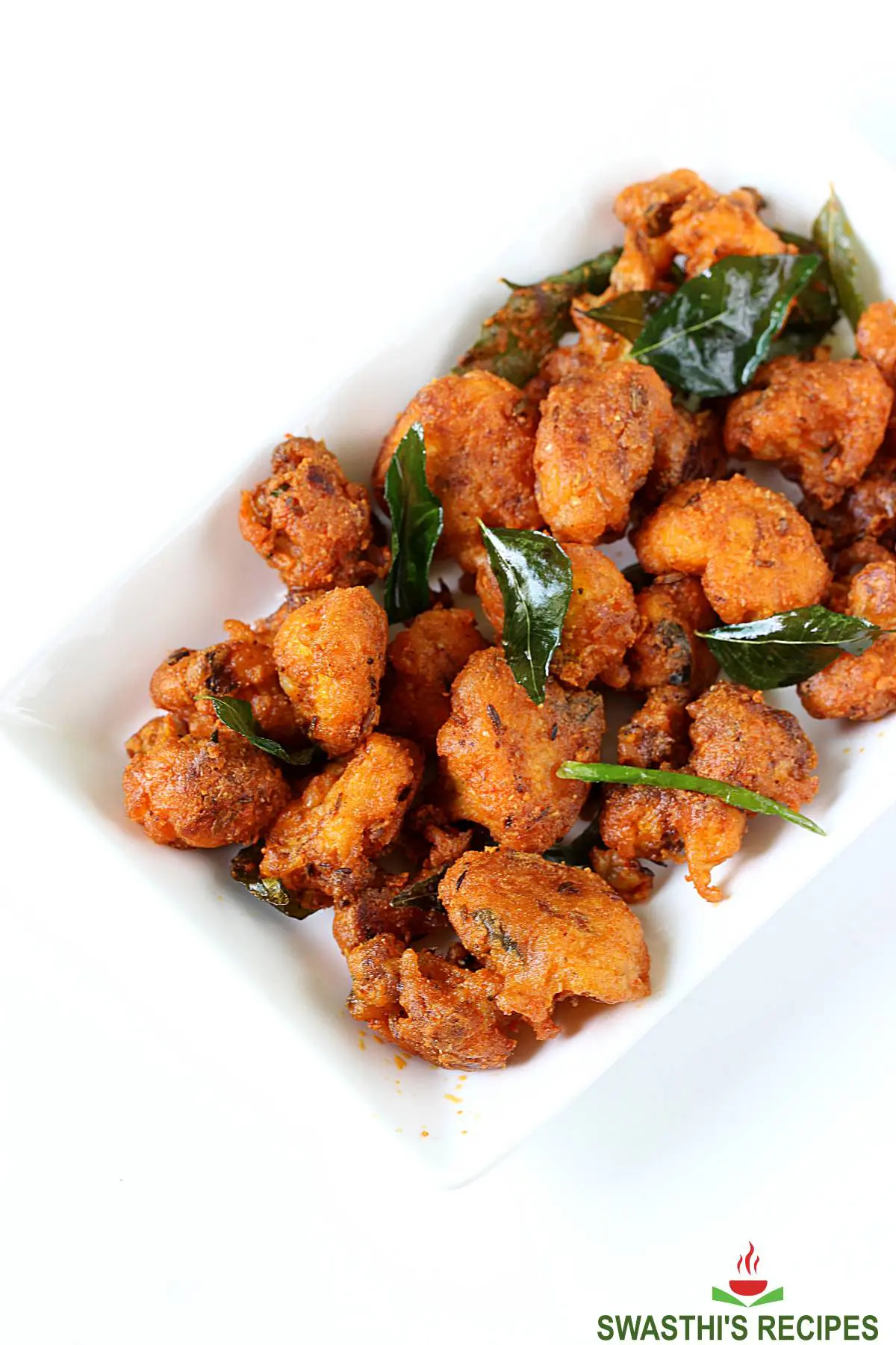 Gobi 65 recipe (Cauliflower 65 fry) - Swasthi's Recipes