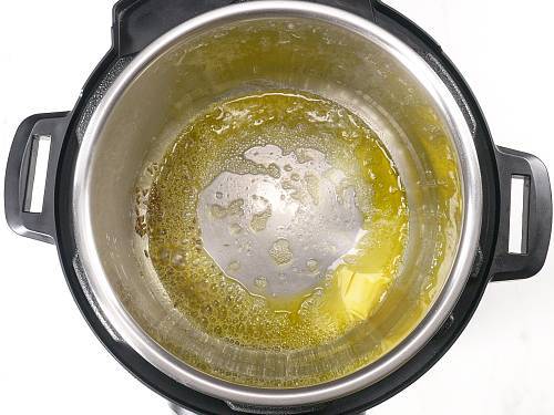 melt butter in Instant pot