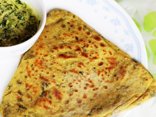 methi paratha