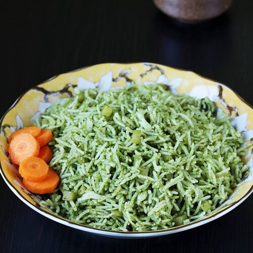 palak rice spinach rice