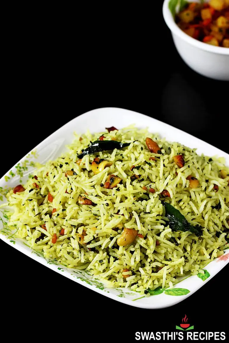 Pudina Rice | Mint Rice