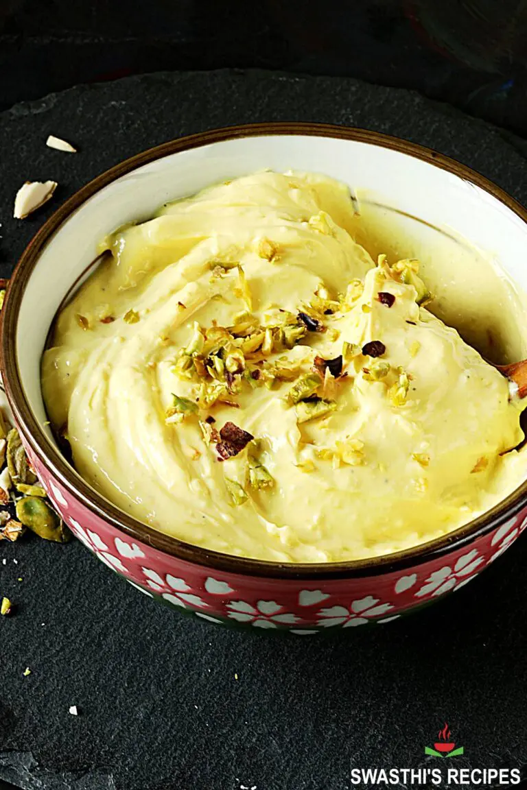 Shrikhand Recipe (Flavored Yogurt Dessert)
