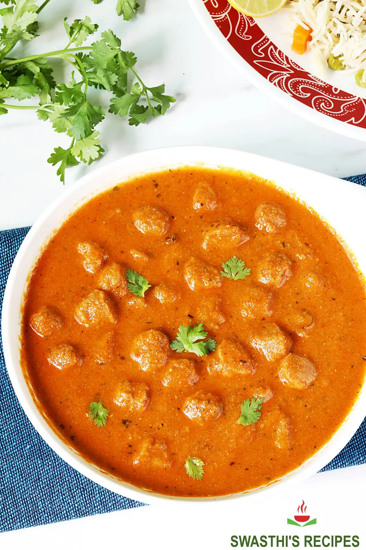 Soya Chunks Curry Recipe Meal Maker