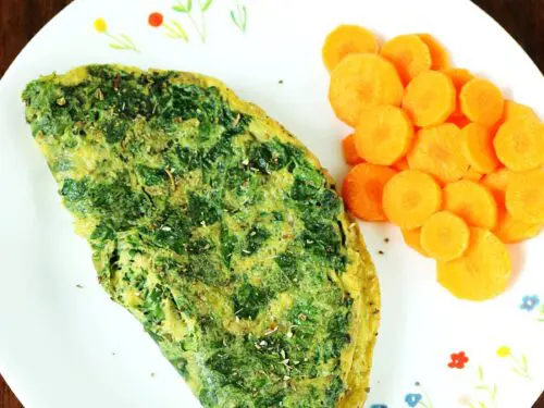 spinach omelette