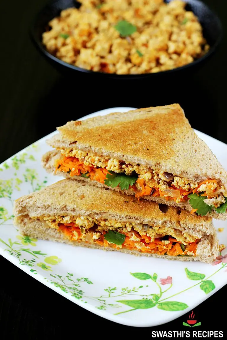 Paneer Sandwich Recipe (3 Variations)