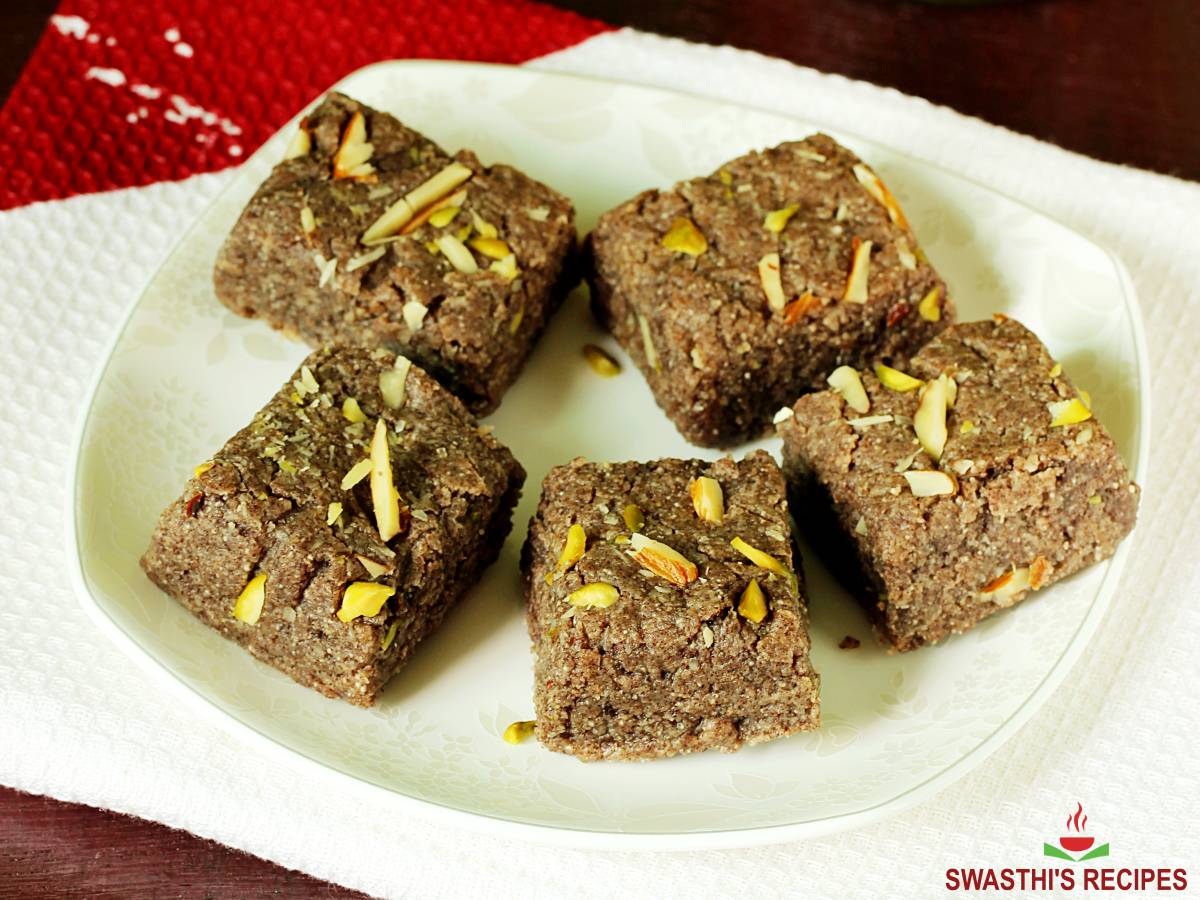 Ragi halwa recipe   Swasthi s Recipes - 46