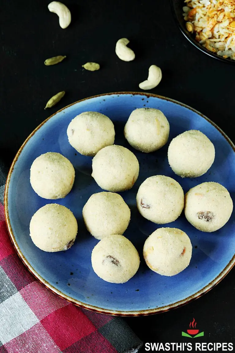 Rava Laddu Recipe (Rava Ladoo)