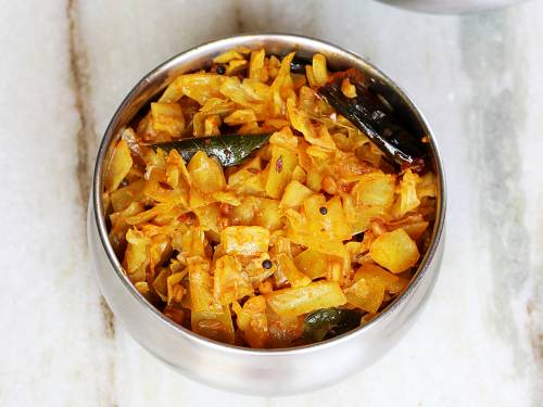 steamed cabbage