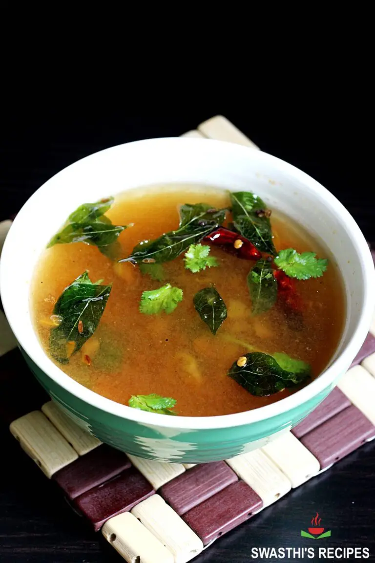 Tamarind Rasam without Tomato