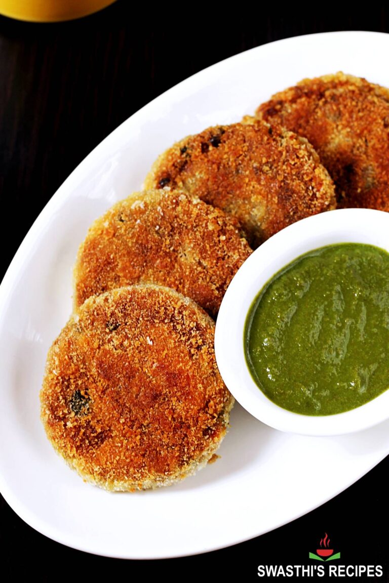 Veg Cutlet Recipe (Vegetable Cutlet)