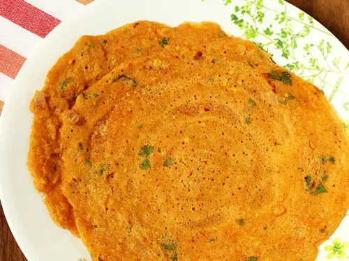 adai served in a white plate