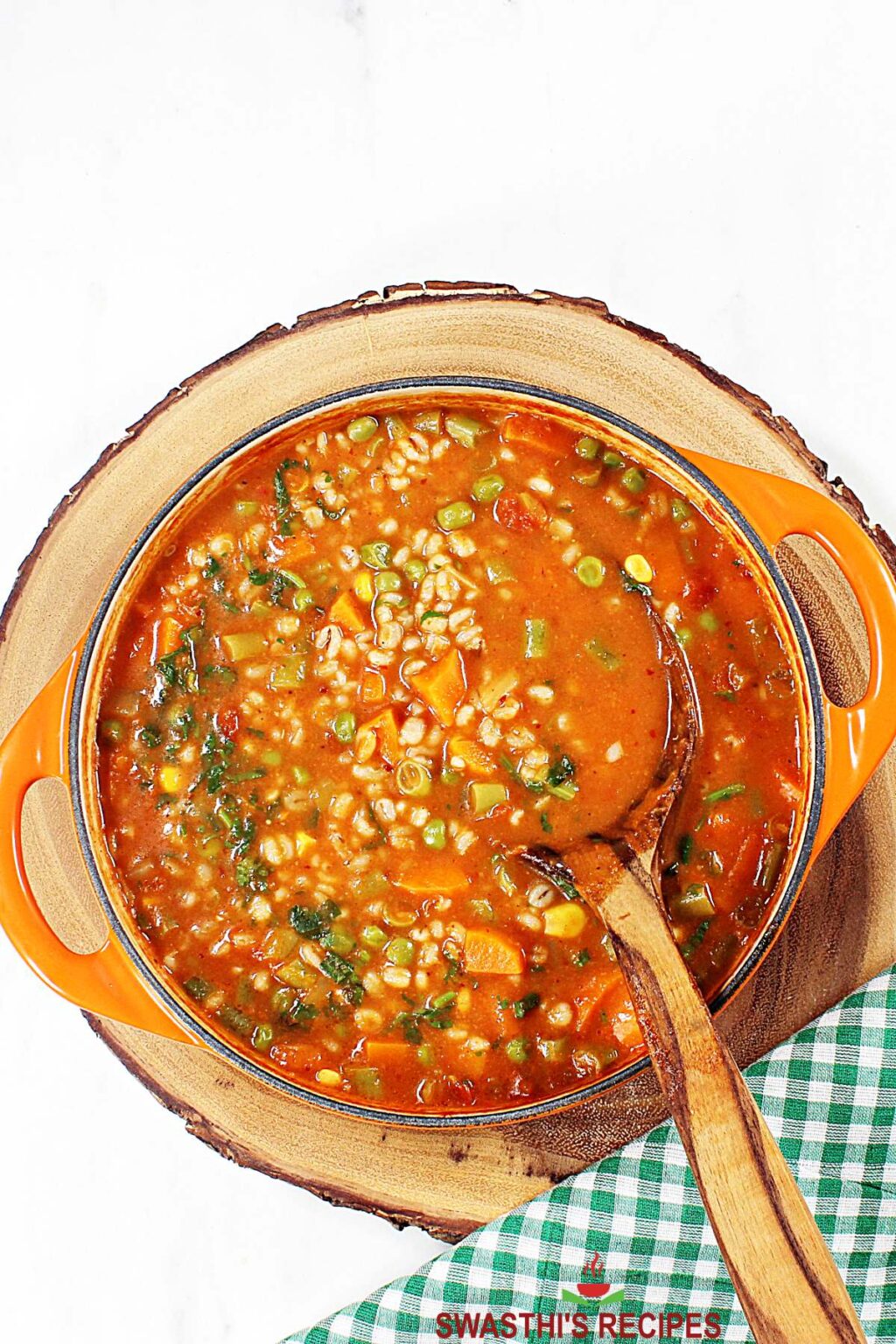 Barley Soup Recipe Swasthi's Recipes