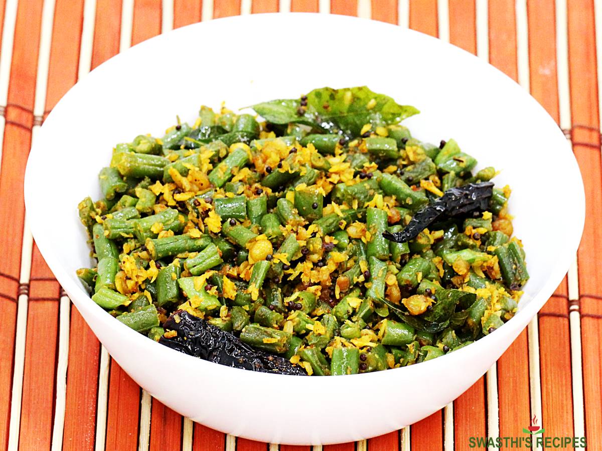 beans poriyal recipe