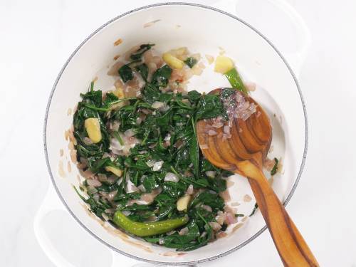 Chana Saag  Chana Palak Recipe    Swasthi s Recipes - 81