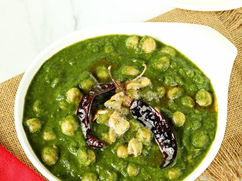 chana saag