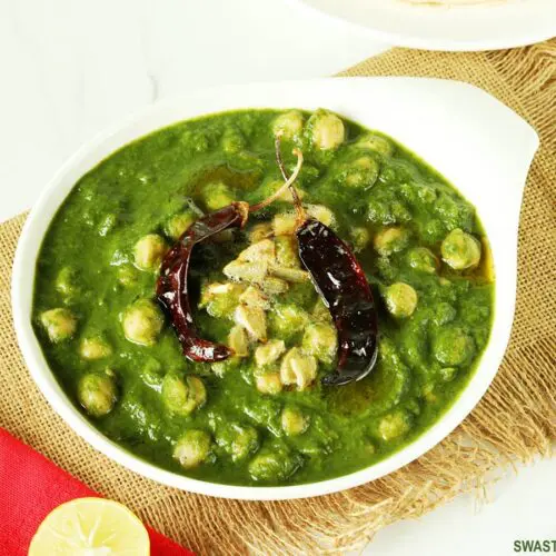 chana saag