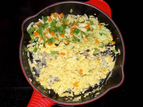 Egg fried rice  Chinese restaurant style    Swasthi s Recipes - 99