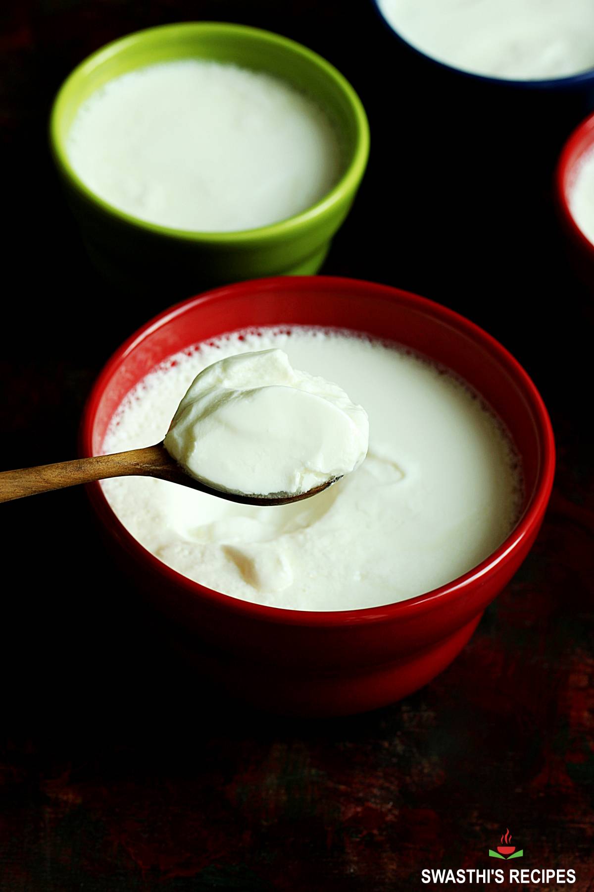 Dhai How to Make Curd (Dahi - Indian Yogurt) - Swasthi's Recipes