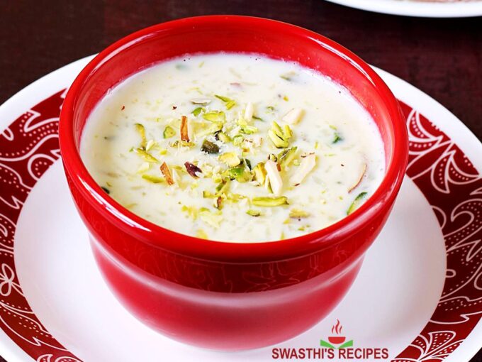 Kheer Recipe (Indian Rice Pudding) Swasthi's Recipes
