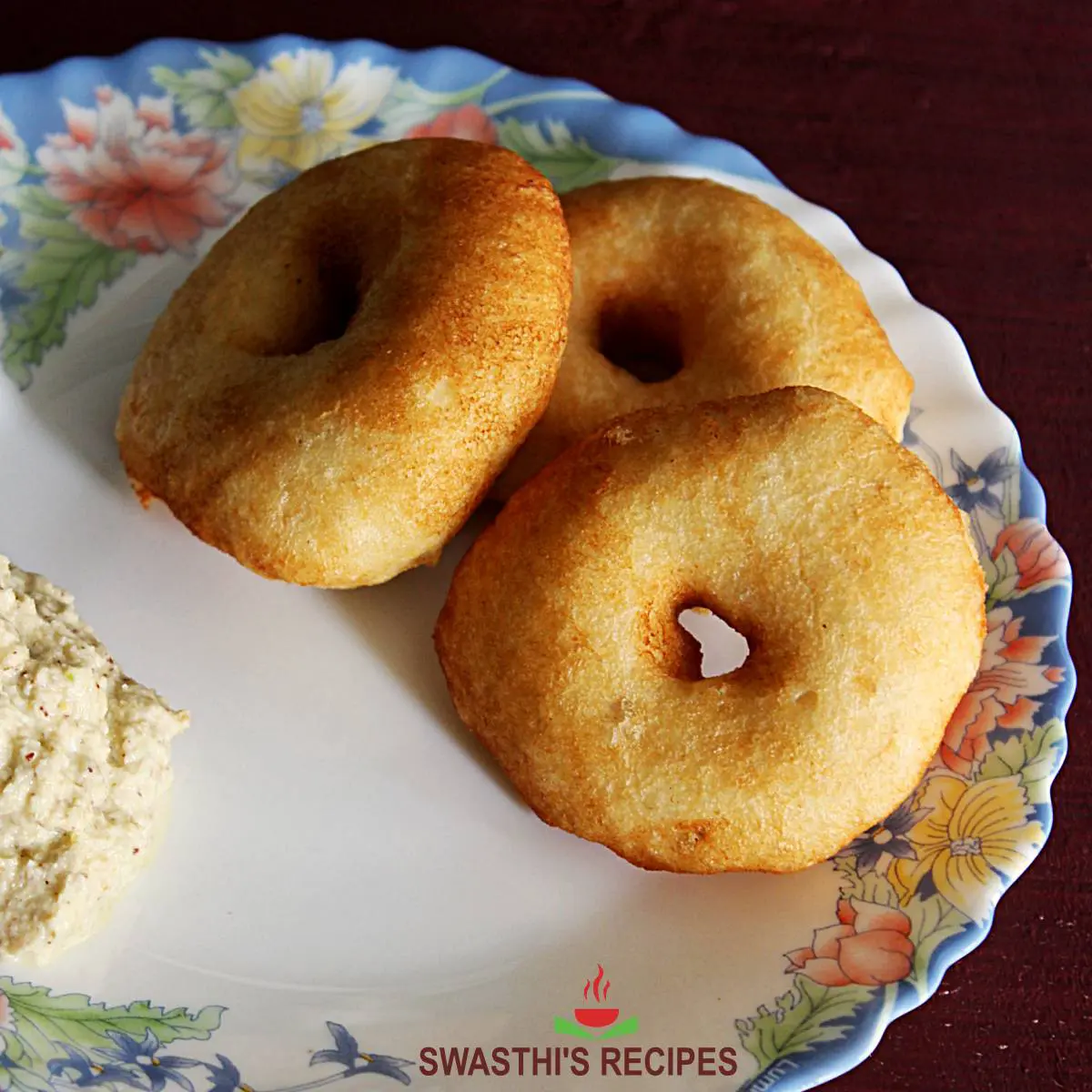 medu vada also known as garelu served with chutney