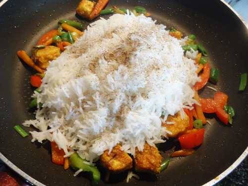 Paneer fried rice  Indian   Chinese 2 Ways    Swasthi s Recipes - 39