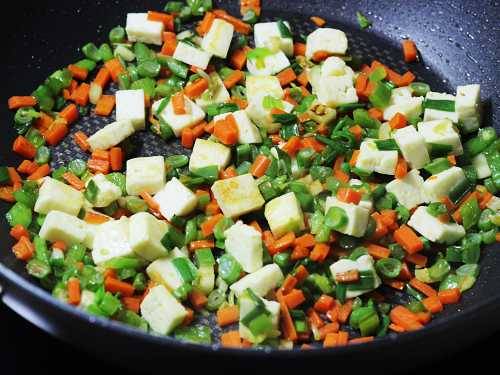 Paneer fried rice  Indian   Chinese 2 Ways    Swasthi s Recipes - 47