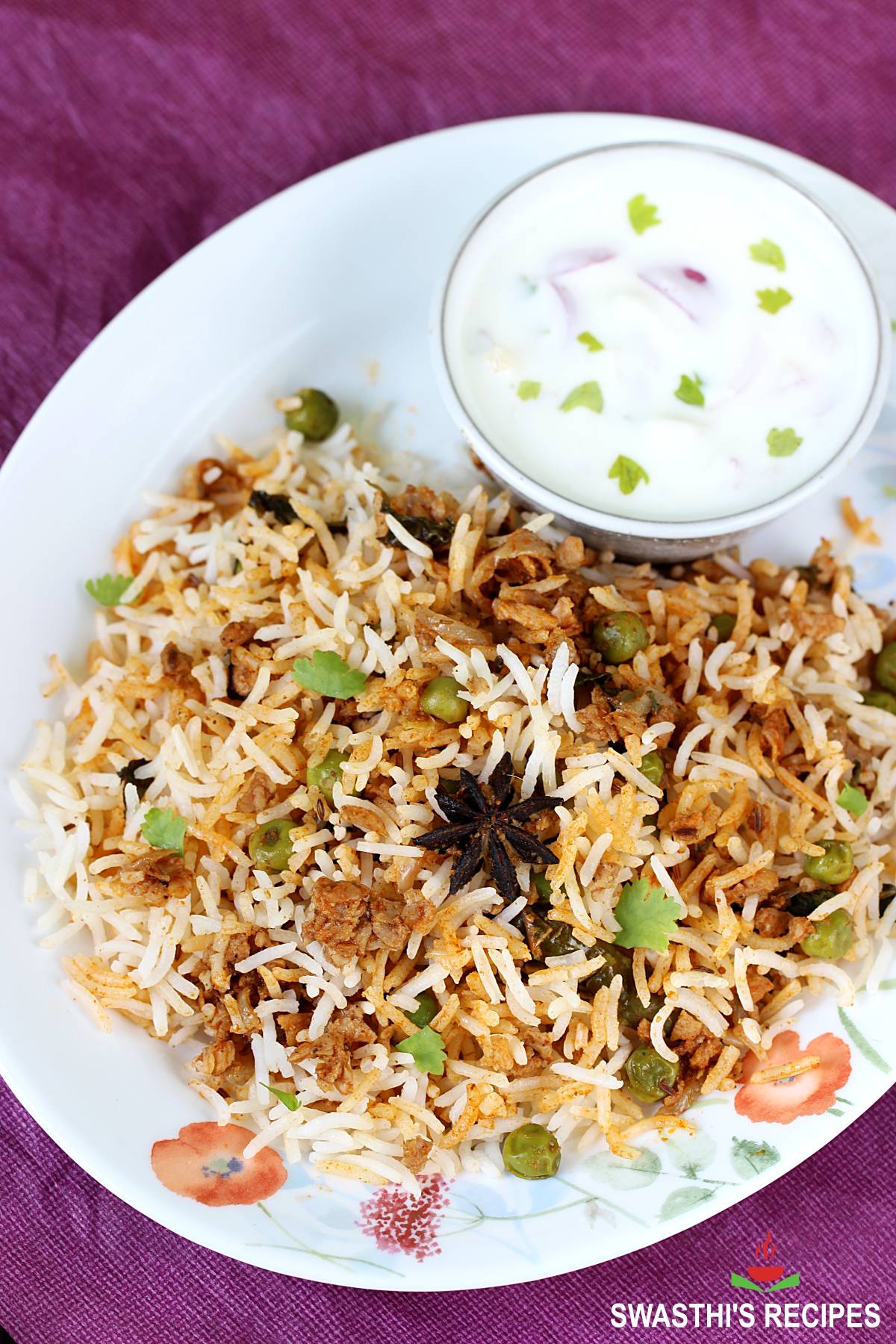 Soya Chunks Biryani   Meal Maker Biryani   Swasthi s Recipes - 74