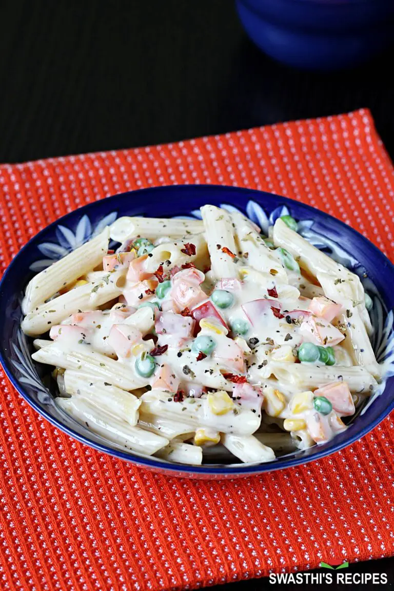 White Sauce Pasta Recipe (Béchamel Sauce Pasta)