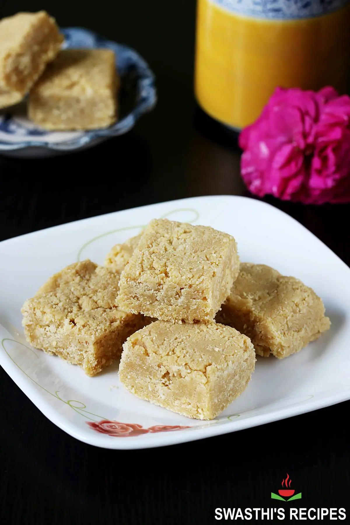 7 cup burfi made with 7 cups of ingredients